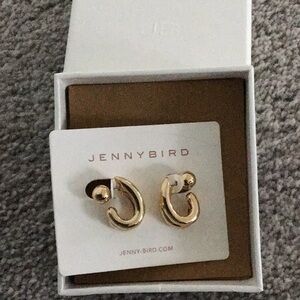 Jenny Bird Gold Hoop Earrings
